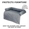 Pet Adobe Furniture Protector Pet Cover with Shredded Memory Foam filled, 35" x 35", Gray, Dogs / Cats 290123VAN - alternate 2
